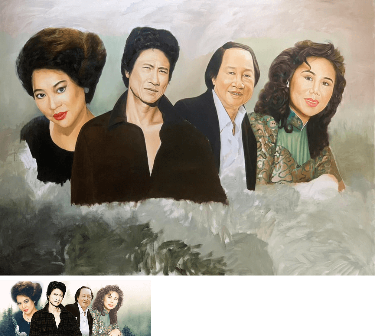 4 Singers - Nguyen Art Commission