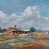 Sunny Day - Vietnamese Oil Painting by Artist Dang Hiep