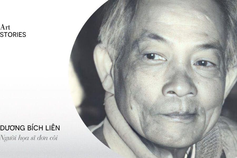 A portrait of artist Duong Bich Lien