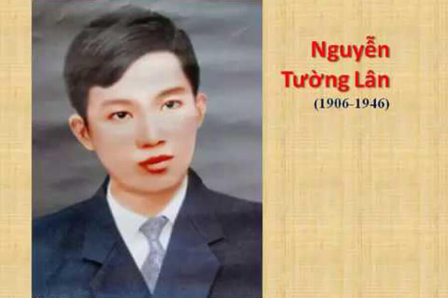 A portrait of painter Nguyen Tuong Lan
