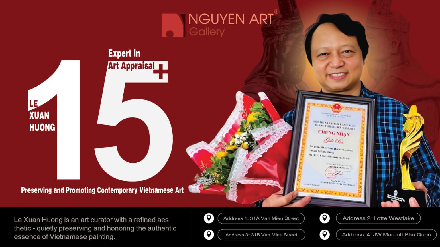 Art Curator Le Xuan Huong - Vietnamese Paintings & Vietnamese Artists