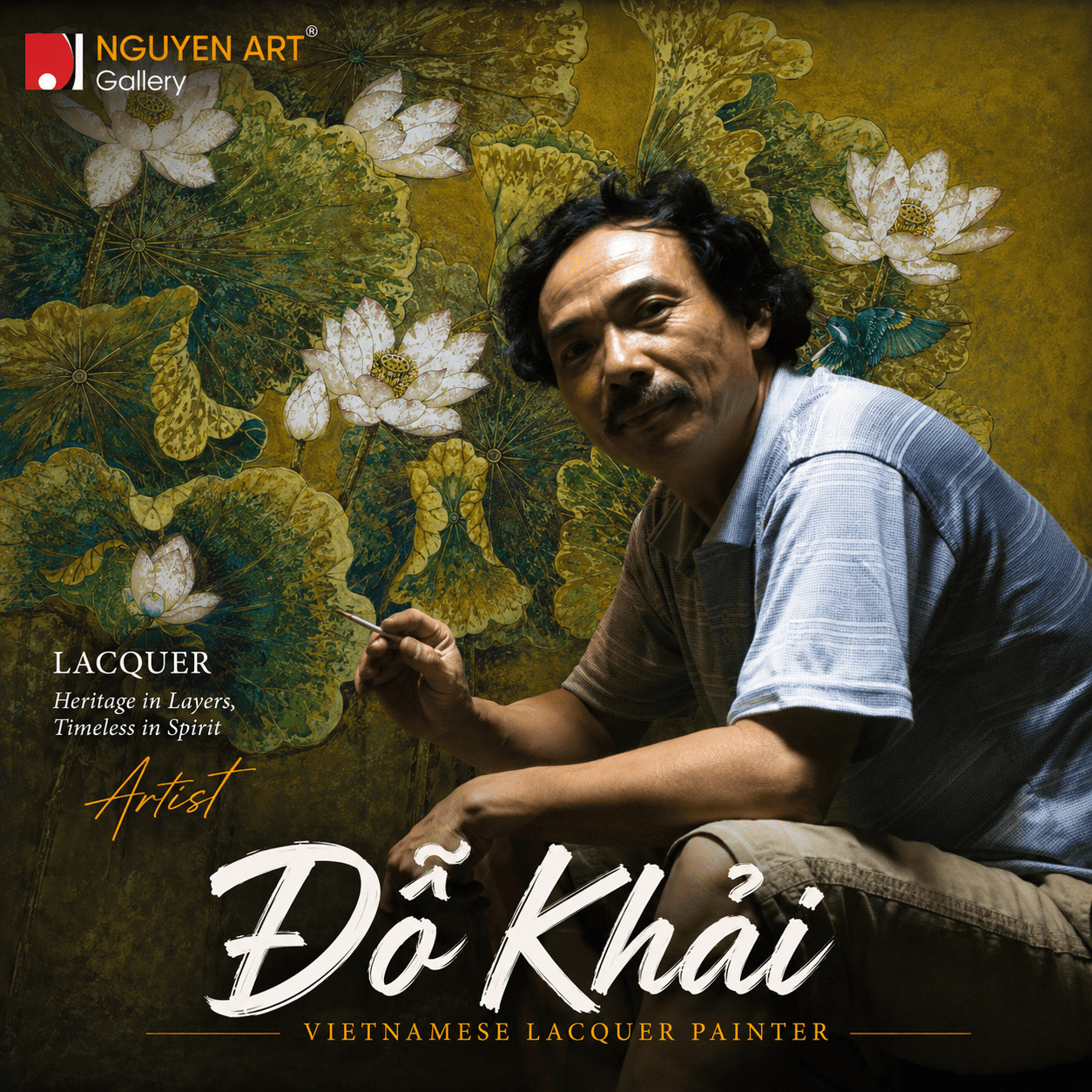 Artist Do Khai_Vietnamese Lacquer Artist_Nguyen Art Gallery