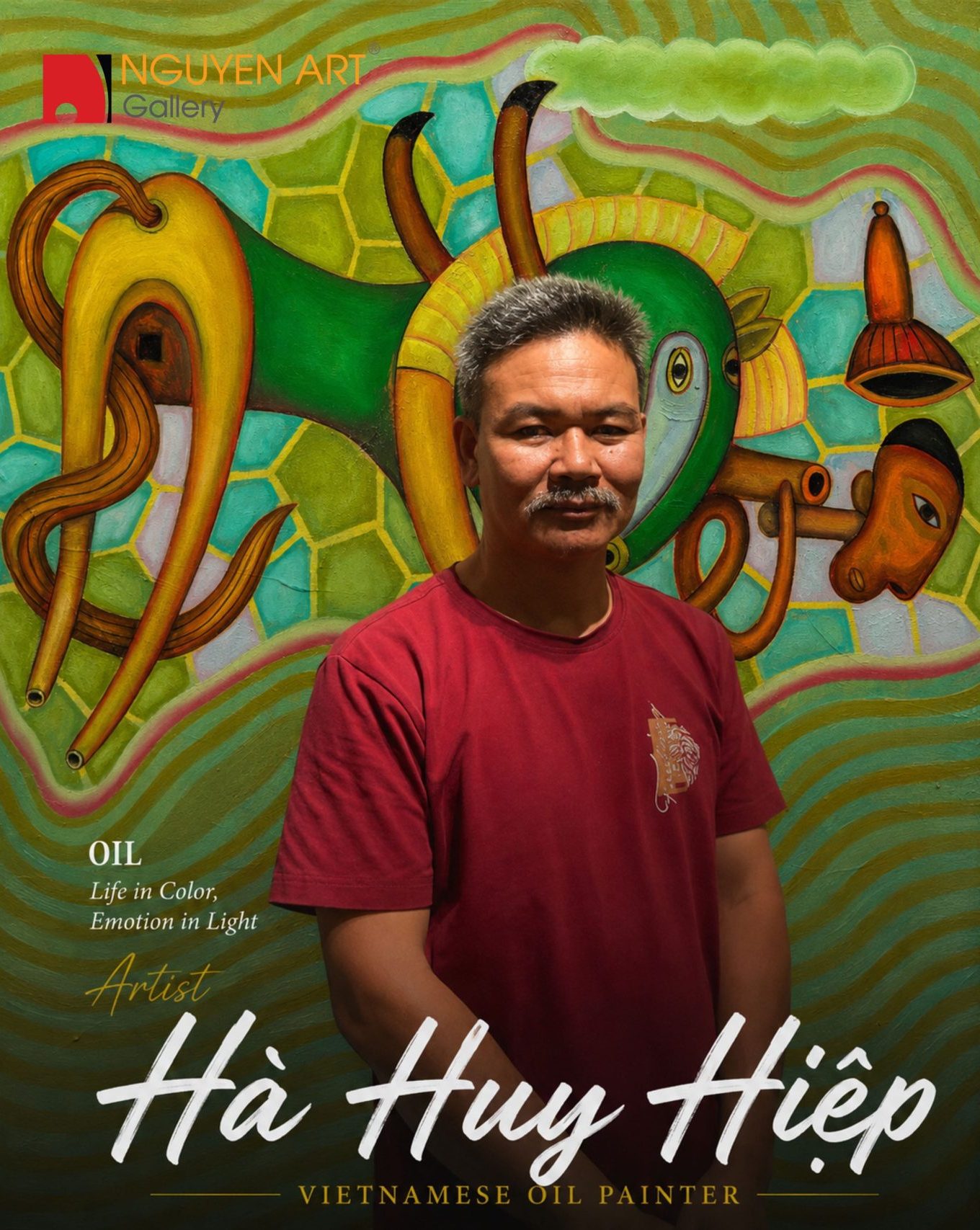 Artist Ha Huy Hiep_Vietnamese Oil Painter_Nguyen Art Gallery