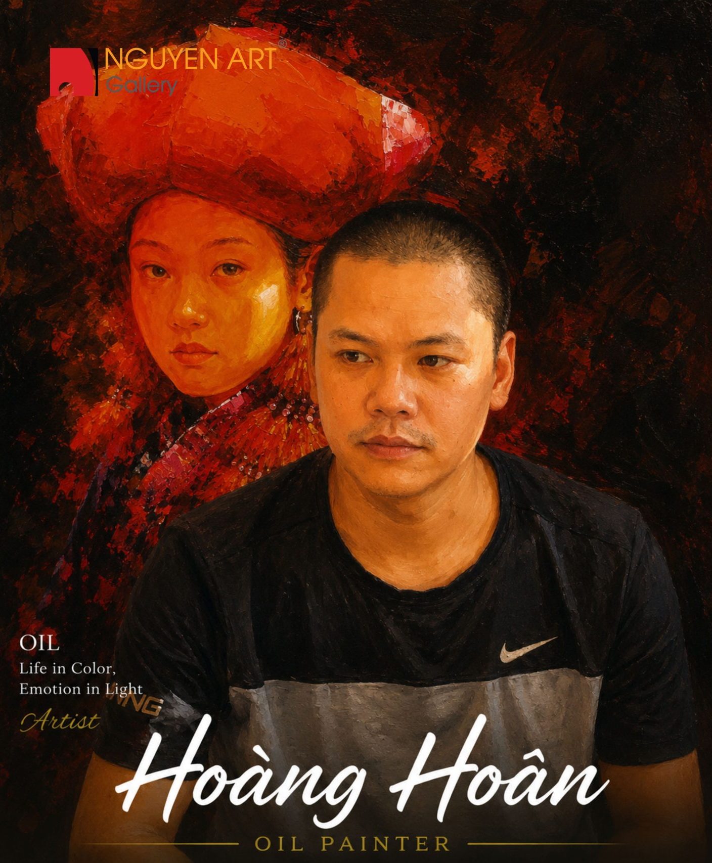 Artist Hoang Hoan_Vietnamese Oil Painter_Nguyen Art Gallery
