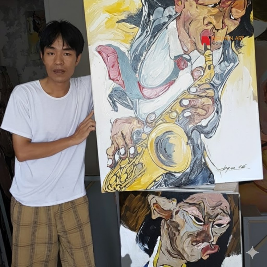 Artist La Ba Quan - Vietnamese Paintings & Vietnamese Artists