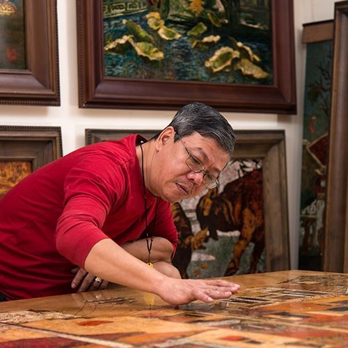 Artist Le Khanh Hieu - Nguyen Art Gallery