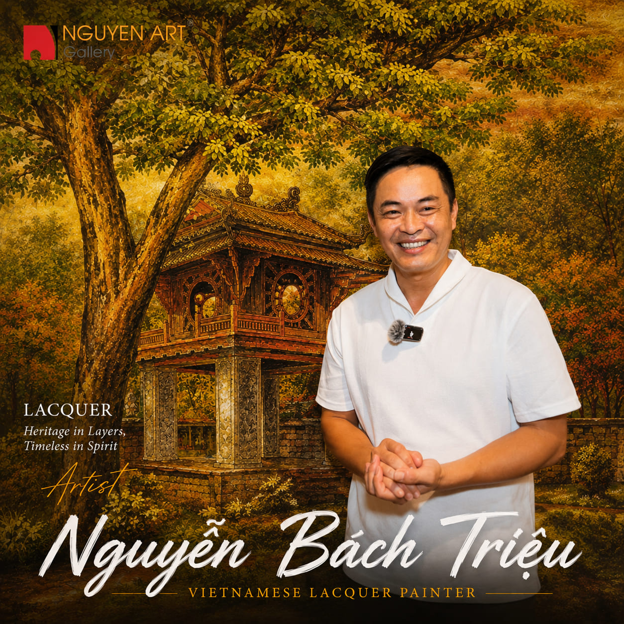 Artist Nguyen Bach Trieu_Vietnamese Lacquer Artist_Nguyen Art Gallery