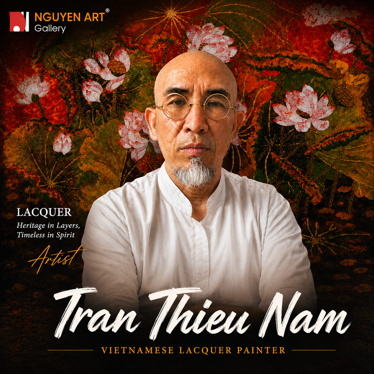 Artist Tran Thieu Nam_Vietnamese Lacquer Artist_Nguyen Art Gallery