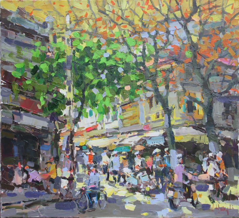 Autumn Evening Twilight 5.1. 1, Vietnam Paintings