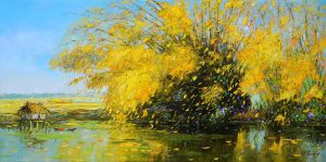 Autumn Wind - Oil Painting Landscape of Dang Dinh Ngo