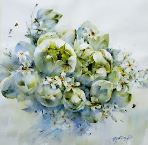 White Lotus of Compassion - Artist Dinh Duc