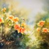 Morning Light Vietnamese Watercolor Painting By Artist Phuong Thao