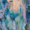Blue Nude II - Vietnamese Oil Painting by Artist Danh Cuong