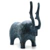 Blue Reindeer - Vietnamese Lacquer Artworks by Artist Nguyen Tan Phat