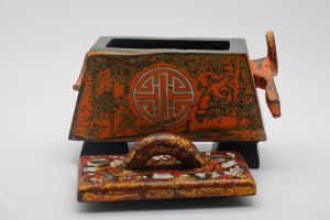 Buffalo Box IV - Vietnamese Lacquer Artwork by Artist Nguyen Tan Phat