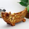 Carp Turns into Dragon - Vietnamese Lacquer Artwork by Artist Nguyen Tan Phat 1