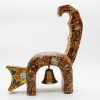 Cat of Fortune X - Vietnamese Lacquer Artwork by Artist Nguyen Tan Phat