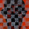 Chess Portrait II - Vietnamese Acrylic Painting by Artist Hoang Ngoc Dung