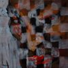 Chess Portrait III - Vietnamese Acrylic Painting by Artist Hoang Ngoc Dung