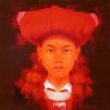 Red Dao Lady - Acrylic Paintings by Artist Hoang hoan