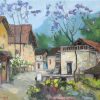 Coming Home - Vietnamese Oil Painting by Artist Lam Duc Manh