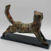 Grand Fortune Cat III - Lacquer artwork by artist Nguyen Tan Phat