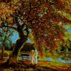 Bloom of Youth - Lacquer Painting by Artist Hoang Hoan