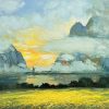 Dawn - Vietnamese Oil Painting by Artist Dang Dinh Ngo