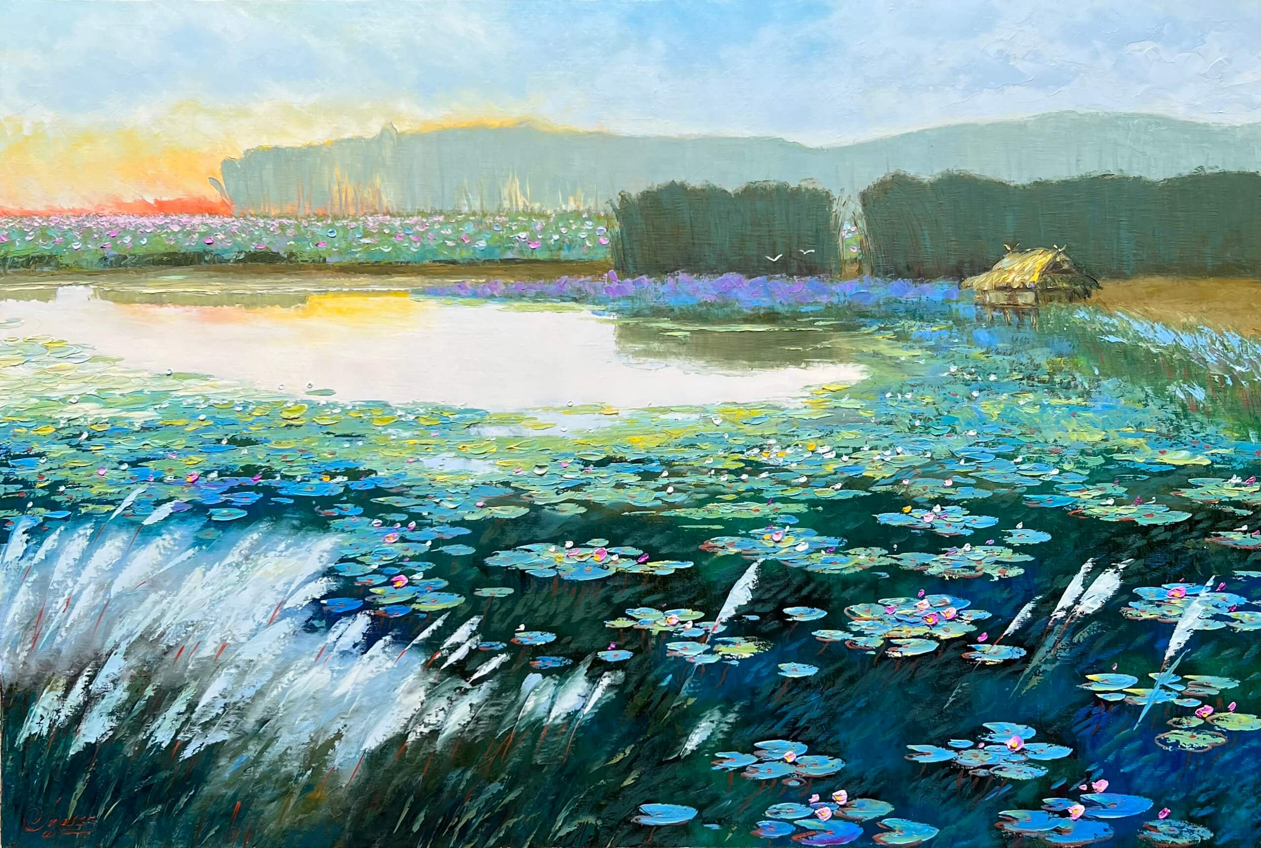 Pond of Water Lily - Dang Dinh Ngo