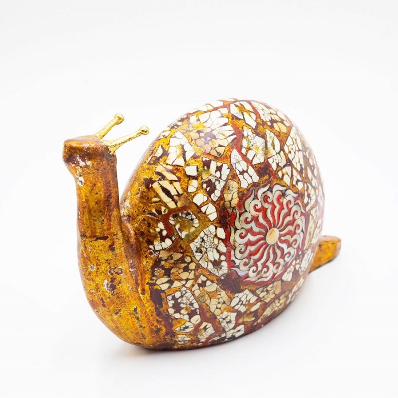 Decorative Lacquer Snail - Vietnamese Lacquer Artworks