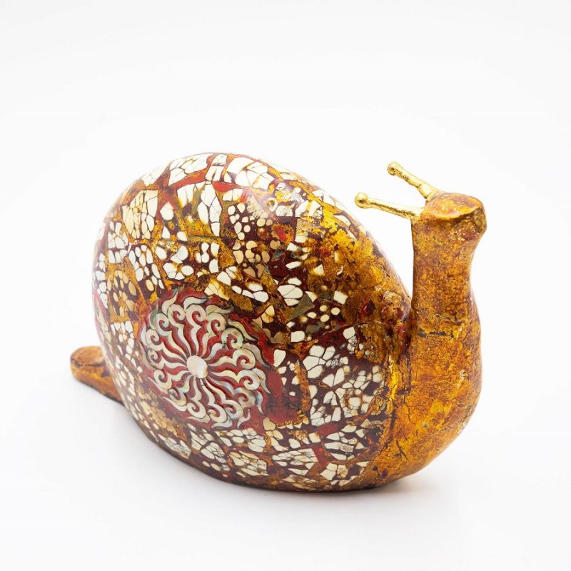 Decorative Lacquer Snail - Vietnamese Lacquer Artworks