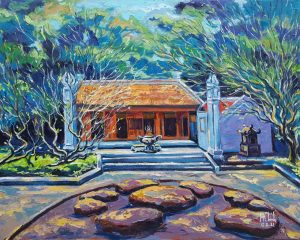 Hung King Pagoda - Artist Minh Chinh - Nguyen Art Gallery