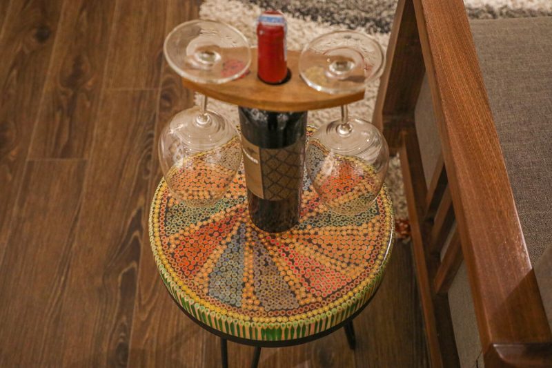 Diamond III Colored-pencil Coffee Table