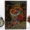 Dragon Adores the Moon - Vietnamese Lacquer Artwork by Artist Nguyen Tan Phat