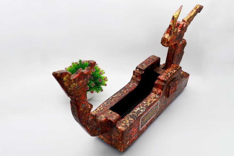 Dragon Gate II - Vietnamese Lacquer Artwork by Artist Nguyen Tan Phat 3