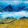 Path of Clouds - Vietnamese Oil Painting by Artist Minh Chinh
