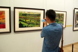 Exhibition Celebrates Wood Block Paintings