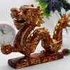 First Dragon Embraces Jade II - Vietnamese Lacquer Artwork by Artist Nguyen Tan Phat