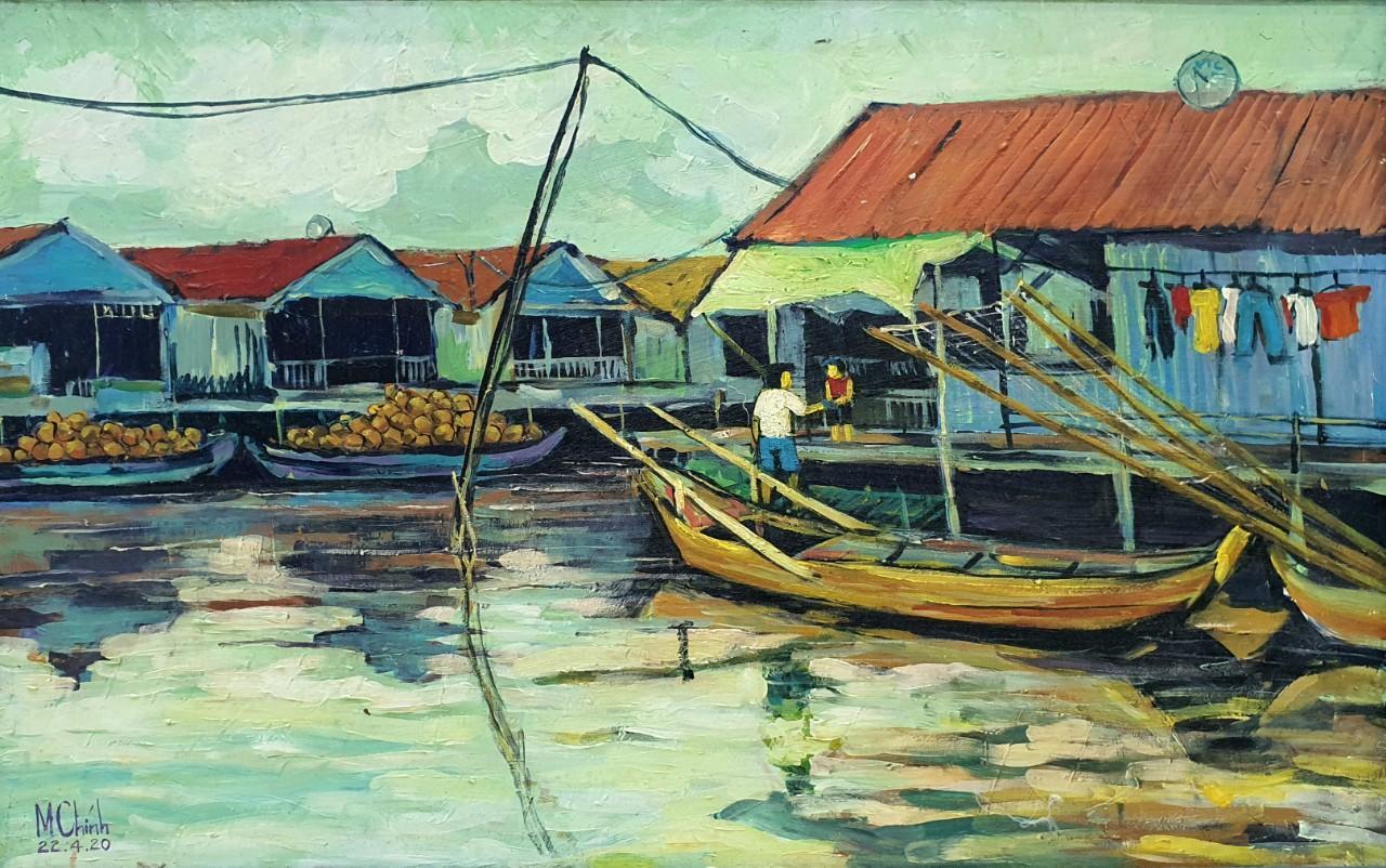 Floating Village - Artist Minh Chinh