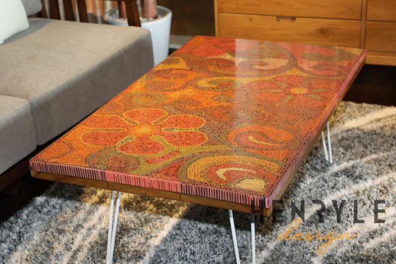 Garden Of Eden Colored Pencil Coffee Table 2