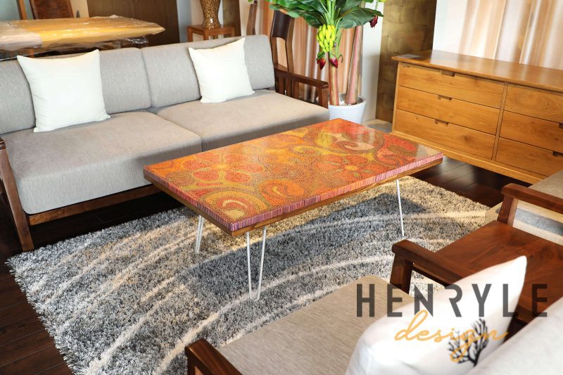 Garden of Eden Colored Pencil Coffee Table