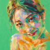 Gentle Early Autumn - Acrylic Painting by Artist Mai Huy Dung
