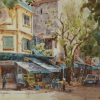Twilight Watercolor Painting By Artist Duc Tien
