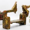 God Dragon Chair III - Vietnamese Lacquer Artwork by Artist Nguyen Tan Phat