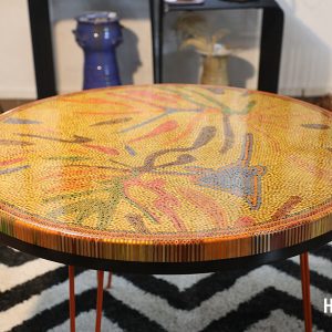 Golden Autumn Colored-Pencil Coffee Table I 2