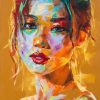 Golden Autumn Smile - Acrylic Painting by Artist Mai Huy Dung