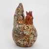 Golden Cock IX - Vietnamese Lacquer Artwork by Artist Nguyen Tan Phat
