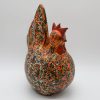 Golden Cock V - Vietnamese Lacquer Artwork by Artist Nguyen Tan Phat