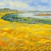 Golden Season III - Vietnamese Oil Painting by Artist Dang Dinh Ngo
