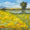 Golden Season IV - Vietnamese Oil Painting by Artist Dang Dinh Ngo